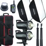 Godox Studio 2 head Kit SK400II - 2 Softbox - 2 Stands - 1 bag - XT-16 transmitter