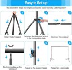 Xria Photo Video Studio Backdrop Stand 10x10ft (3x3m) Heavy Duty Adjustable Photography Background Support Stand - Image 2