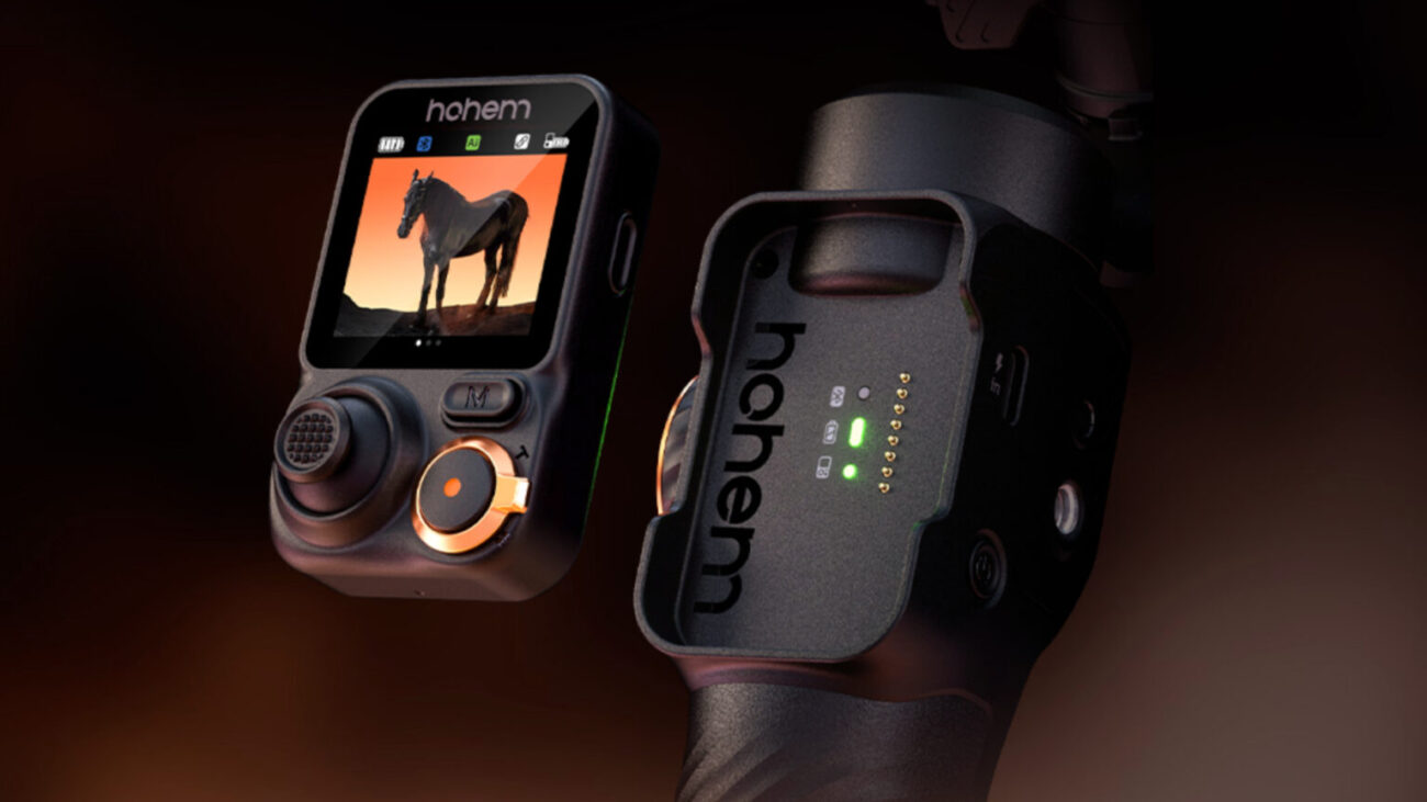The Hohem iSteady M7 features a detachable touchscreen LCD remote control.
Image credit: Hohem