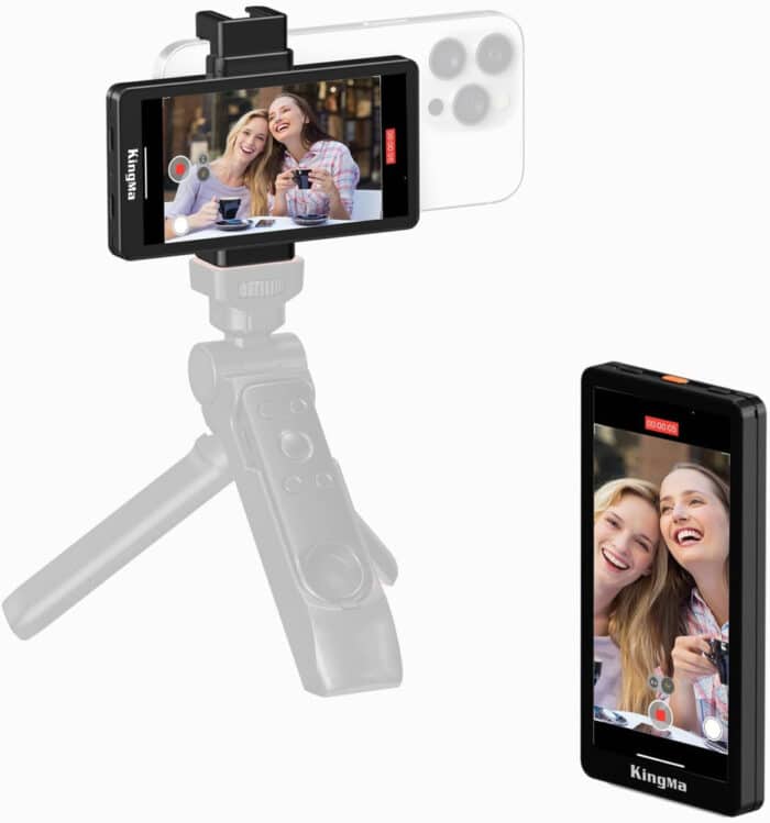 Kingma VL PH05 Max Smartphone Vlog Selfie Screen – Rear Camera Monitor for Android & iPhone - Image 1