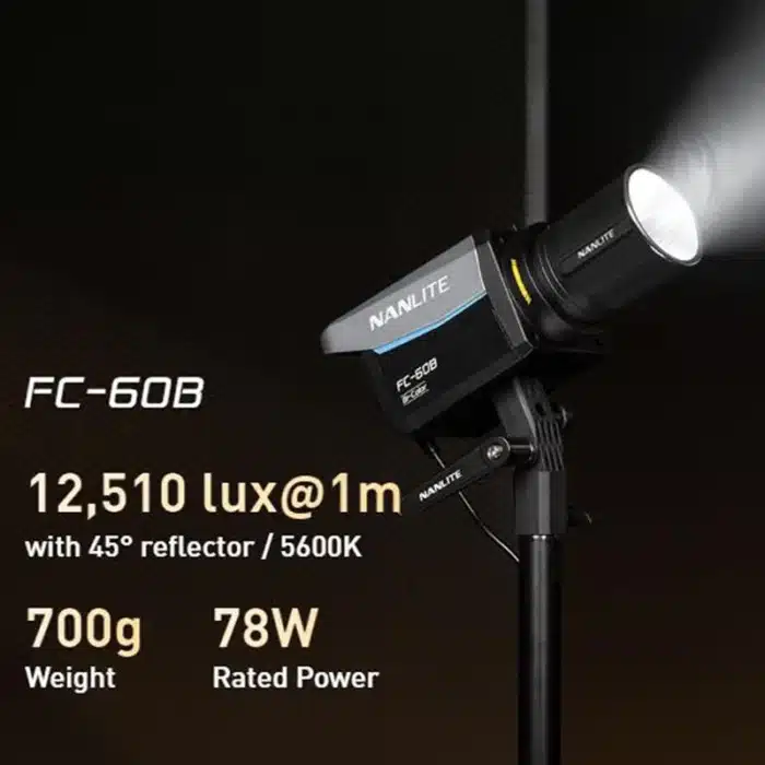 Nanlite FC-60B LED Light 2700K-6500K Bi-Color Portable Led Fill Light For Live Streaming Video Studio Outdoor Lights - Image 5