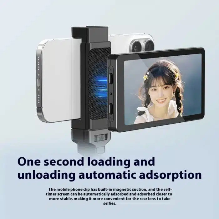 Kingma VL PH05 Max Smartphone Vlog Selfie Screen – Rear Camera Monitor for Android & iPhone - Image 3