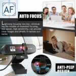 Xria XR-4K Webcam WithTripod 4K Resolution Usb Webcam With Microphone Privacy Cover and Autofocus Function for Computer PC and Mac Laptop - Image 2