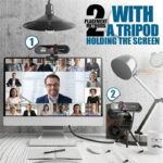 Xria XR-4K Webcam WithTripod 4K Resolution Usb Webcam With Microphone Privacy Cover and Autofocus Function for Computer PC and Mac Laptop - Image 5
