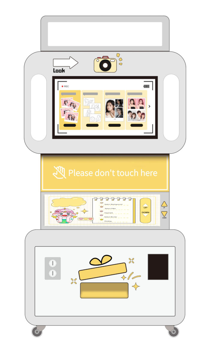 Technowhale Self Service Photo Booth with Booth Room TW-SS215B Commercial Instant Print & ID Photo Machine - Image 13