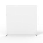 Xria Tension fabric backdrop 3×3 meters 9.84ft One Side Printing with White Side Straight Tension Fabric Backdrop for Photobooth Birthday Party and Wedding Decoration