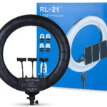 RL-21 LED Ring Light, 21 Inch Soft Ring Light for Smartphones, Camera, YouTube TikTok Videos with Tripod & 3 phone Holders - Image 3