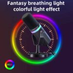 Gem Audio GA-D388U USB Dynamic Microphone with XLR, RGB Light, Plug & Play for Podcast, Streaming, Gaming & Recording - Image 7