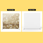 Xria Tension fabric backdrop 3×3 meters 9.84ft One Side Printing with White Side Straight Tension Fabric Backdrop for Photobooth Birthday Party and Wedding Decoration - Image 2