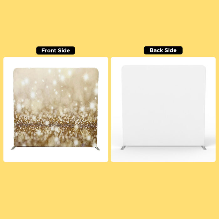 Xria Tension fabric backdrop 3×3 meters 9.84ft One Side Printing with White Side Straight Tension Fabric Backdrop for Photobooth Birthday Party and Wedding Decoration - Image 2