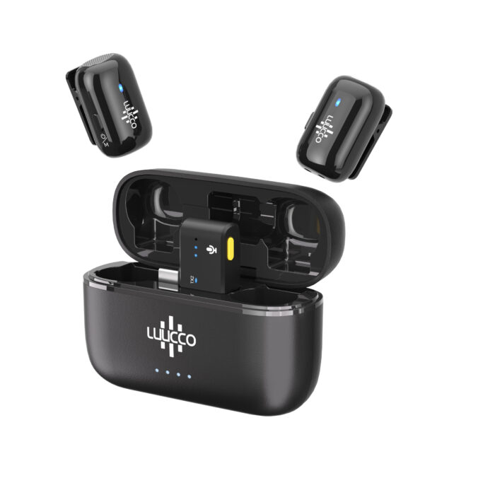 Luucco MiniPods-K2 Dual Wireless Lavalier Microphone (USB-C) - Image 1