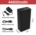 360 photo booth Rechargable Battery Power Bank 24V and 12V For outdoor Photo Booth 24V/12V /5V 44800mah Lithium Ion USB Battery - Image 7