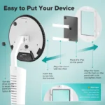 Xria XR-Z1 iPad Photo Booth with Remote & APP Control | RGB Ring Light Selfie Booth Stand - Image 5