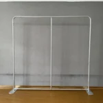 Xria 32mm Diameter Tubular Aluminum Frame 3×3M (9.84ft) for Tension Fabric Backdrop – Heavy-Duty Photobooth Backdrop Stand - Image 4