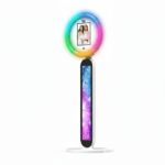 Xria XR-P1V iPad Photo Booth with Remote & APP Control | RGB Ring Light Selfie Booth Stand - Image 2
