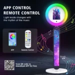 Xria XR-P1V iPad Photo Booth with Remote & APP Control | RGB Ring Light Selfie Booth Stand - Image 4